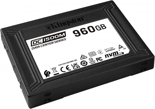 Накопитель SSD Kingston PCIe 3.0 x4 960GB SEDC1500M/960G DC1500M 2.5" 1.6 DWPD фото 2