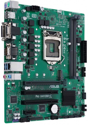 Материнская плата Asus PRO H410M-C/CSM Soc-1200 Intel H410 2xDDR4 mATX AC`97 8ch(7.1) GbLAN+VGA+DVI+HDMI фото 7