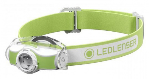 Фонарь налобный Led Lenser MH3 зеленый/белый лам.:светодиод. 200lx AAx1 (501593) фото 2
