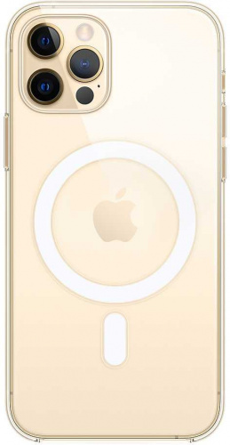 Чехол (клип-кейс) Apple для Apple iPhone 12/12 Pro Clear Case with MagSafe прозрачный (MHLM3ZE/A) фото 5