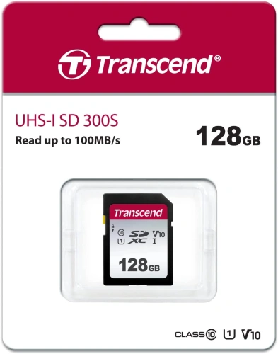 Флеш карта SDXC 128GB Transcend TS128GSDC300S w/o adapter фото 2