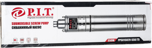 Насос садовый скважинный P.I.T. PPS015029-550/75 550Вт 1500л/час фото 2