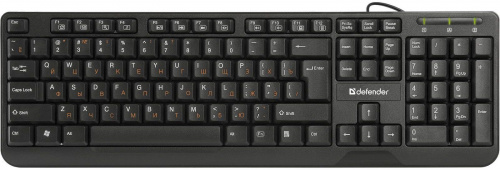 Клавиатура Defender OfficeMate HM-710 черный USB