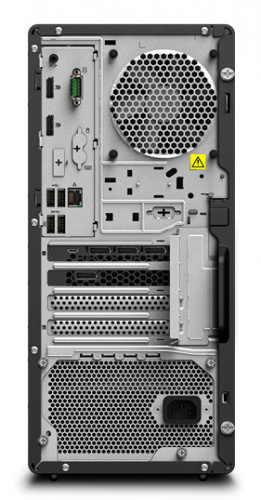ПК Lenovo ThinkStation P340 MT i5 10400 (2.9) 8Gb SSD256Gb UHDG 630 DVDRW Windows 10 Professional 64 GbitEth 300W клавиатура мышь черный фото 2