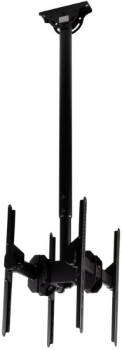 Кронштейн для телевизора Arm Media LCD-1750 черный 26"-65" макс.90кг потолочный поворот и наклон фото 13