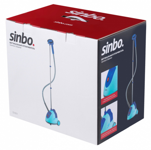 Отпариватель напольный Sinbo SSI 6624 1800Вт голубой фото 3