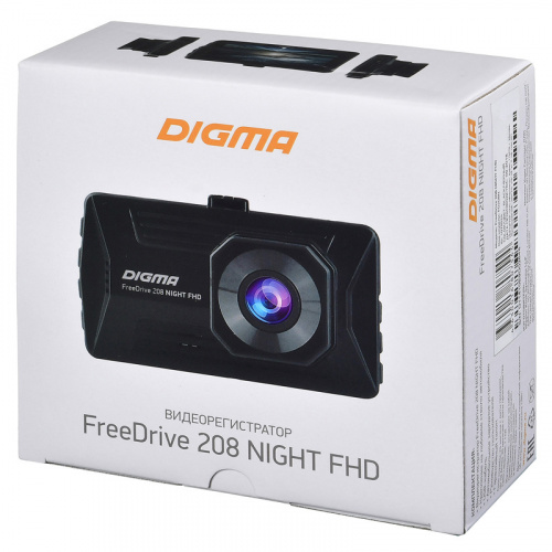 Видеорегистратор Digma FreeDrive 208 Night FHD черный 2Mpix 1080x1920 1080p 170гр. GP6248A фото 6