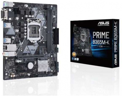 Материнская плата Asus PRIME B365M-K Soc-1151v2 Intel B365 2xDDR4 mATX AC`97 8ch(7.1) GbLAN+VGA+DVI фото 2