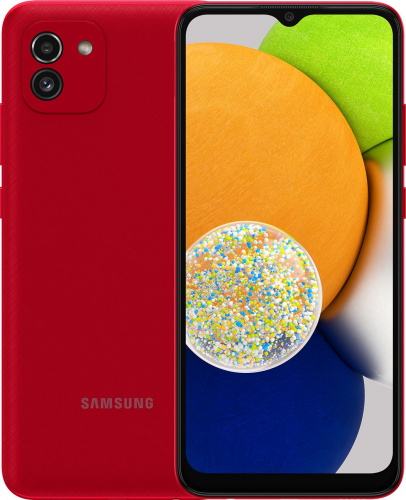 Смартфон Samsung SM-A035F Galaxy A03 32Gb 3Gb красный моноблок 3G 4G 2Sim 6.5" 720x1600 Android 10 48Mpix 802.11 b/g/n/ac GPS GSM900/1800 GSM1900 TouchSc microSD max1024Gb фото 7