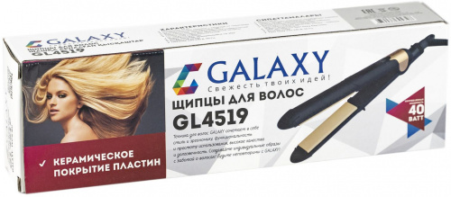 Выпрямитель Galaxy GL 4519 40Вт черный (макс.темп.:180С) фото 5