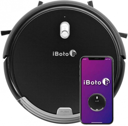 Пылесос-робот iBoto Smart X615GW Aqua 22Вт черный/серый фото 3
