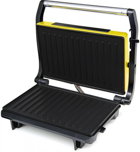 Сэндвичница Kitfort KT-1609-2 Panini Maker 640Вт желтый/черный фото 3