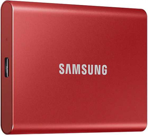 Накопитель SSD Samsung USB-C 2TB MU-PC2T0R/WW T7 1.8" красный фото 12