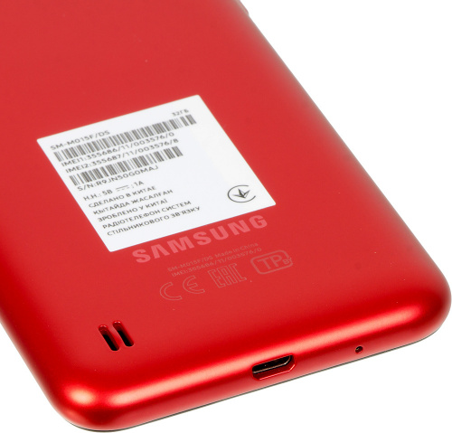Смартфон Samsung SM-M015F Galaxy M01 32Gb 3Gb красный моноблок 3G 4G 2Sim 5.7" 720x1520 Android 10 13Mpix 802.11 b/g/n GPS GSM900/1800 GSM1900 TouchSc MP3 FM microSD max512Gb фото 10