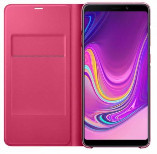 Чехол (флип-кейс) Samsung для Samsung Galaxy A9 2018 Wallet Cover розовый (EF-WA920PPEGRU) фото 3