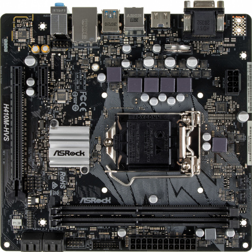 Материнская плата Asrock H410M-HVS Soc-1200 Intel H410 2xDDR4 mATX AC`97 8ch(7.1) GbLAN+VGA+HDMI фото 5