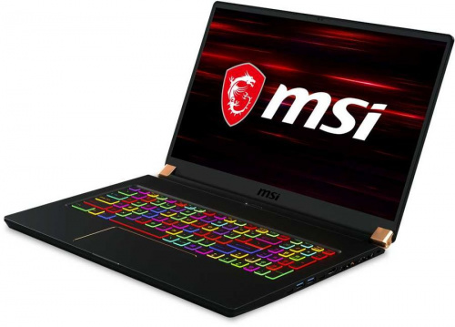 Ноутбук MSI GS75 Stealth 10SE-1021XRU Core i7 10750H/16Gb/SSD512Gb/NVIDIA GeForce RTX 2060 6Gb/17.3"/IPS/FHD (1920x1080)/Free DOS/black/WiFi/BT/Cam фото 4