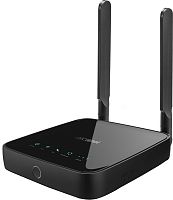 Интернет-центр Alcatel HH41V + Симкарта Мегафон (Баланс 300руб) (HH41V-2AALRU1-1) 10/100BASE-TX/4G(3G) cat.4 черный
