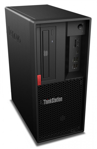 ПК Lenovo ThinkStation P330 MT i7 8700K (3.7)/16Gb/SSD256Gb/UHDG 630/DVDRW/CR/Windows 10 Professional 64/GbitEth/400W/клавиатура/мышь/черный фото 6