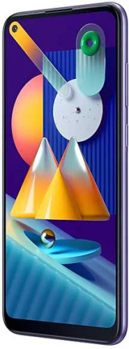 Смартфон Samsung SM-M115F Galaxy M11 32Gb 3Gb фиолетовый моноблок 3G 4G 2Sim 6.4" 720x1560 Android 10 13Mpix 802.11 b/g/n NFC GPS GSM900/1800 GSM1900 TouchSc MP3 microSD max512Gb фото 3