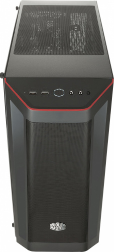 Корпус Cooler Master MasterBox MB511 Mesh RED черный без БП ATX 4x120mm 3x140mm 2xUSB3.0 audio bott PSU фото 5