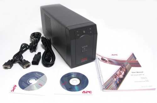 Источник бесперебойного питания APC Smart-UPS SC SC620I 390Вт 620ВА черный фото 3