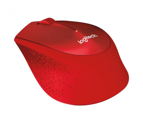 Мышь Logitech M330 красный оптическая (1000dpi) silent беспроводная USB (2but) фото 2