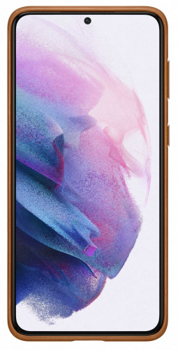 Чехол (клип-кейс) Samsung для Samsung Galaxy S21+ Leather Cover коричневый (EF-VG996LAEGRU) фото 3