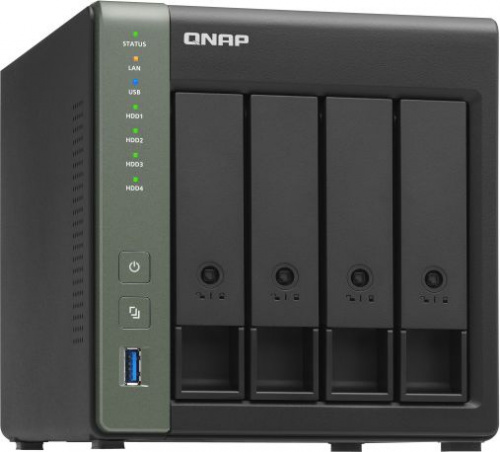 Сетевое хранилище NAS Qnap TS-431X3-4G 4-bay настольный Cortex-A15 AL-314 фото 4