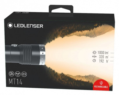 Фонарь ручной Led Lenser MT14 черный лам.:светодиод.x1 (500844) фото 3