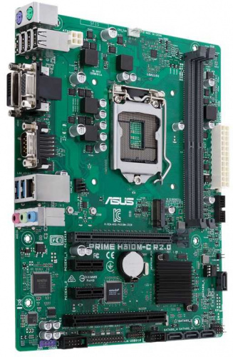 Материнская плата Asus PRIME H310M-C R2.0 Soc-1151v2 Intel H310C 2xDDR4 mATX AC`97 8ch(7.1) GbLAN+VGA+DVI фото 5
