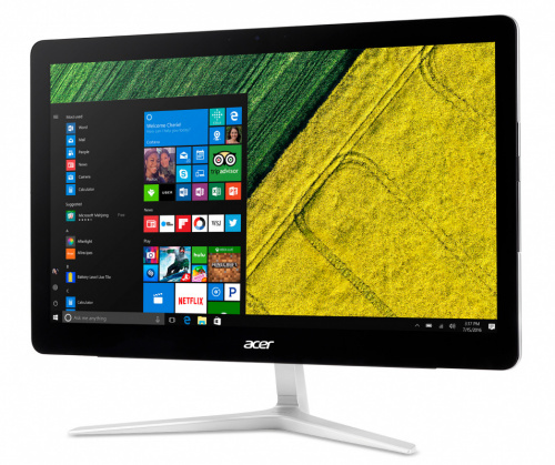 Моноблок Acer Aspire Z24-880 23.8" Full HD Touch i5 7400T (2.4)/8Gb/SSD256Gb/HDG630/DVDRW/CR/Endless/GbitEth/90W/серебристый 1920x1080 фото 2