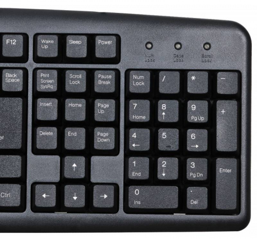 Клавиатура Оклик 100M HW3 черный USB (654570) фото 6