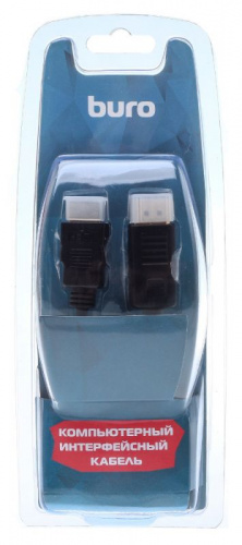 Кабель аудио-видео Buro DisplayPort (m)/HDMI (m) 1.8м. позолоч.конт. черный (BHP RET HDMI_DPP18) фото 5