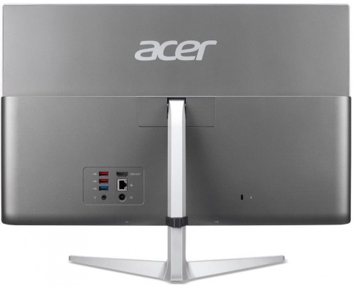 Моноблок Acer Aspire C22-1650 21.5" Full HD i3 1115G4 (3) 4Gb 1Tb 5.4k SSD128Gb UHDG CR noOS GbitEth WiFi BT 65W клавиатура мышь Cam серебристый 1920x1080 фото 2