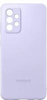 Чехол (клип-кейс) Samsung для Samsung Galaxy A52 Silicone Cover фиолетовый (EF-PA525TVEGRU)