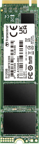 Накопитель SSD Transcend PCIe 3.0 x4 512GB TS512GMTE220S M.2 2280 фото 2