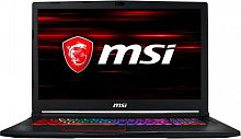 Ноутбук MSI GE73 Raider RGB 8RF-667XRU Core i7 8750H/8Gb/1Tb/SSD128Gb/nVidia GeForce GTX 1070 8Gb/17.3"/FHD (1920x1080)/noOS/black/WiFi/BT/Cam