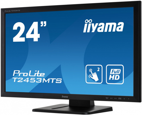 Монитор Iiyama 24" ProLite T2453MTS-B1 черный VA LED 6ms 16:9 DVI HDMI M/M матовая 250cd 178гр/178гр 1920x1080 D-Sub FHD Touch 6кг фото 3