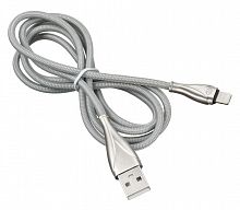 Кабель Digma USB A(m) Lightning (m) 1.2м серебристый