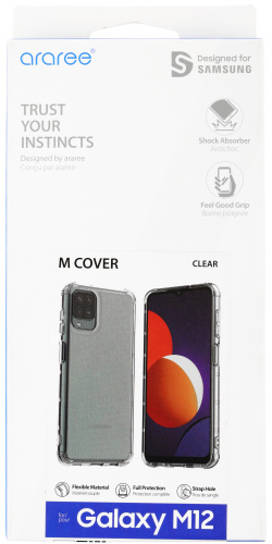 Чехол (клип-кейс) Samsung для Samsung Galaxy M12 araree M cover прозрачный (GP-FPM127KDATR) фото 6