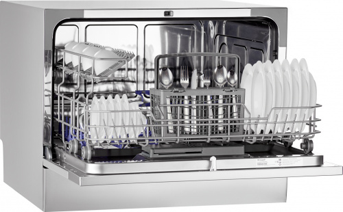 Посудомоечная машина Weissgauff TDW 4017 DS серебристый/черный (компактная) фото 13