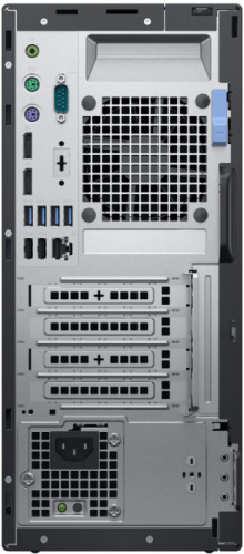 ПК Dell Optiplex 7060 MT i7 8700 (3.2)/16Gb/SSD512Gb/UHDG 630/DVDRW/Windows 10 Professional/GbitEth/200W/клавиатура/мышь/черный/серебристый фото 2