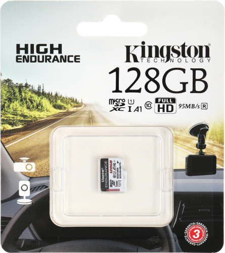 Флеш карта microSDXC 128GB Kingston SDCE/128GB High Endurance w/o adapter фото 2