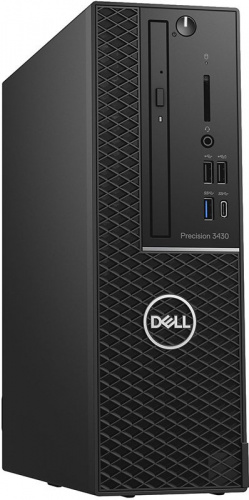 ПК Dell Precision 3430 SFF Xeon E3 2124 (3.3)/8Gb/1Tb 7.2k/SSD256Gb/P1000 4Gb/DVDRW/Linux/GbitEth/260W/клавиатура/мышь/черный фото 2