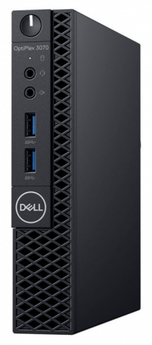 ПК Dell Optiplex 3070 Micro PG G5420T (3.2)/4Gb/SSD128Gb/UHDG 610/Linux Ubuntu/GbitEth/WiFi/BT/65W/клавиатура/мышь/черный фото 2