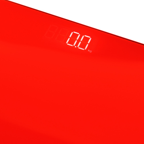 Весы напольные электронные Hyundai H-BS03612 макс.180кг красный фото 8
