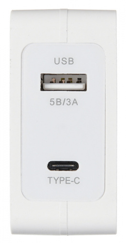 Сетевое зар./устр. Digma DGPD-45W-WG 45W 3A+2.4A (PD) USB-C/USB-A универсальное белый фото 5