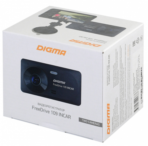 Видеорегистратор Digma FreeDrive 109 INCAR черный 1Mpix 1080x1920 1080p 150гр. JL5601 фото 4