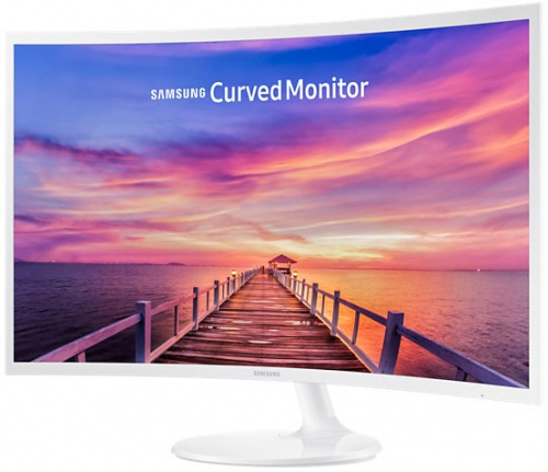 Монитор Samsung 31.5" C32F391FWI белый VA LED 4ms 16:9 HDMI глянцевая 250cd 178гр/178гр 1920x1080 DisplayPort FHD 6.2кг фото 6